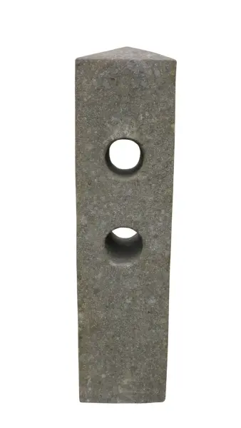 Product image 1 of the product “Pale for fence, 2 holes - orientation 180 °, in the size from 80 to 100cm, basanite ”